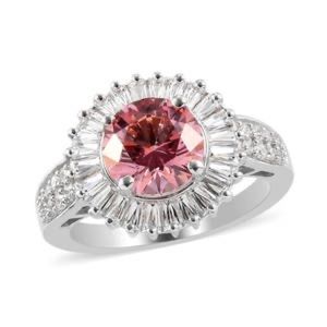 SWAROVSKI Fancy Pink Zirconia Ring